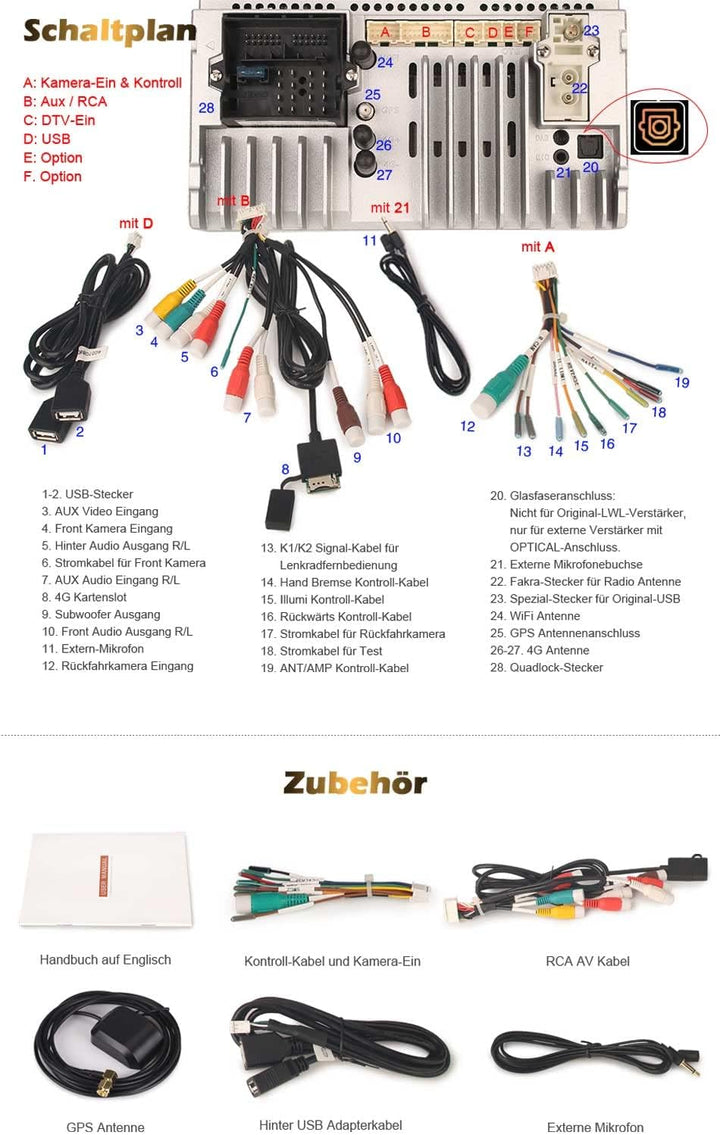 Erisin 9 Zoll 8-Kern Android 12 Autoradio mit Navi GPS Für VW Polo Golf 6 Golf 5 T5 Sharan Passat Ti