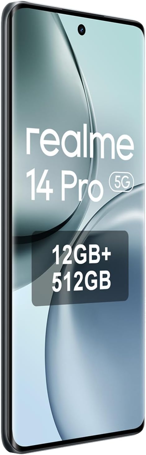 realme 14 Pro 5G Smartphone | 12GB RAM 512GB Speicher | 50MP Kamera | 120Hz OLED Display | 6000mAh A
