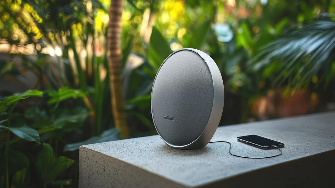 Harman Kardon Onyx Studio 9, tragbarer Bluetooth-Lautsprecher mit Auracast Multi-Speaker-Verbindung,