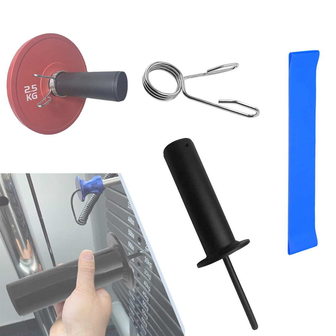 Gym Pin Extender für Gewichtsscheiben, Fitnessgeräte Latch Weight Stack Pin für 10mm x 80mm Gym Zube