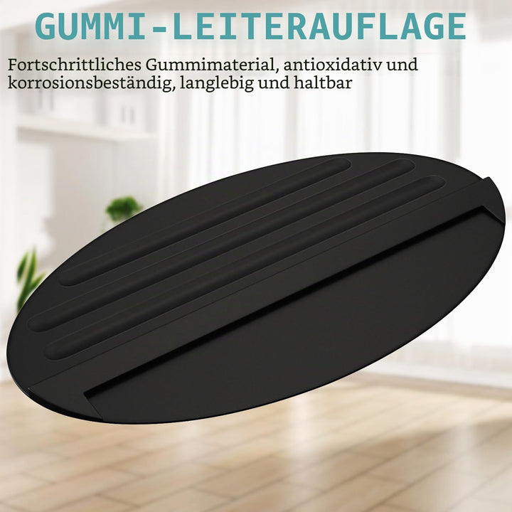 Anti-Rutsch-Leiter-Stop-Matte, 68,6 x 39,9 cm, rutschfestes Gummi-Stabilisator-Pad, rutschfeste Leit