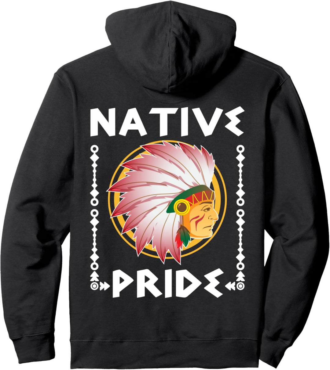 Native Pride America American Geschenke Männer Frauen Pullover Hoodie
