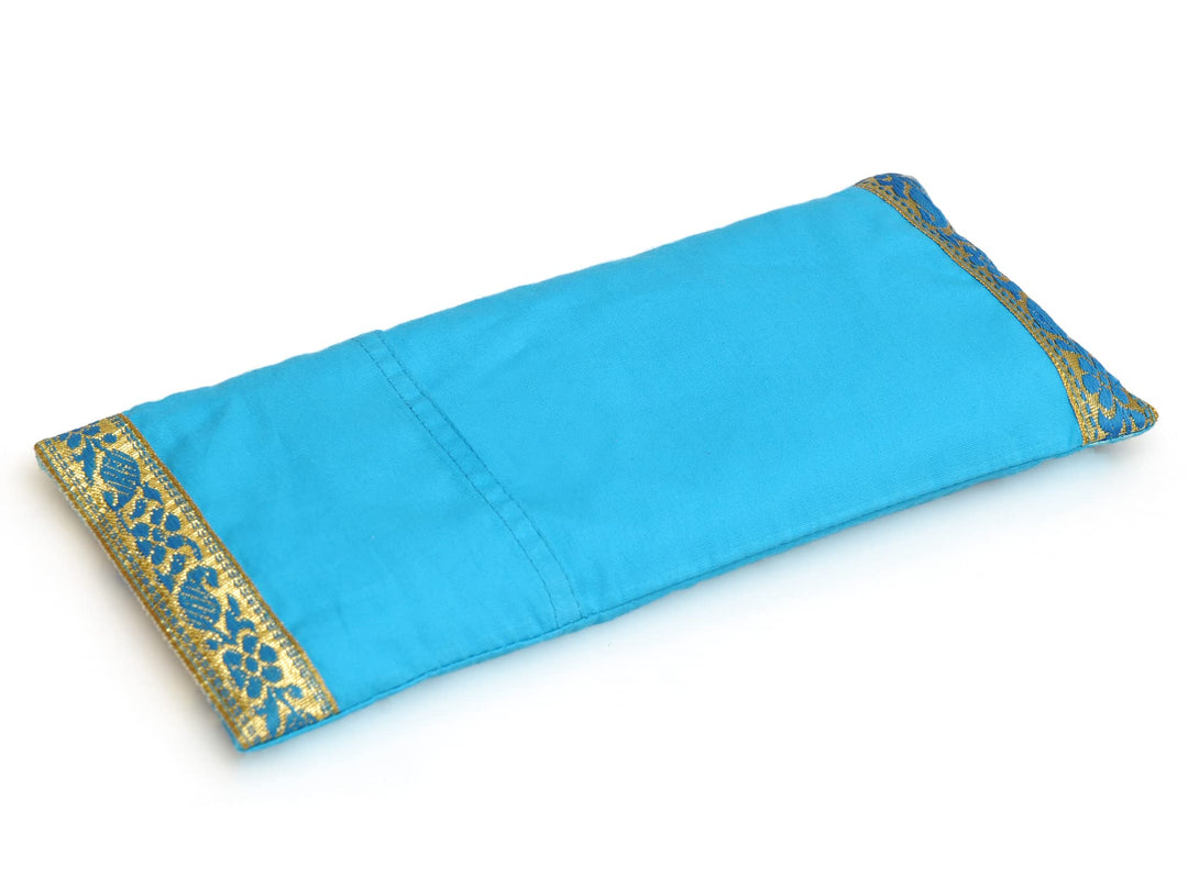 Augenkissen lakshmi's choice turquoise gold, Turquoise Gold
