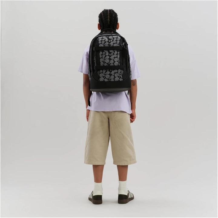 Satch Pack Set Set 4 teilig ab 5. Klasse ergonomisch 30L Stauraum mit Schlamperbox Trinkflasche Spor