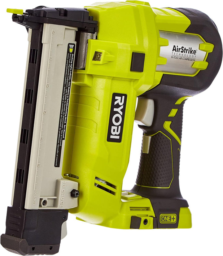 Ryobi Akku-Tacker R18S18G-0 (mit 500 Klammern, ohne Akku und Ladegerät, LED-Beleuchtung, Auslösesich