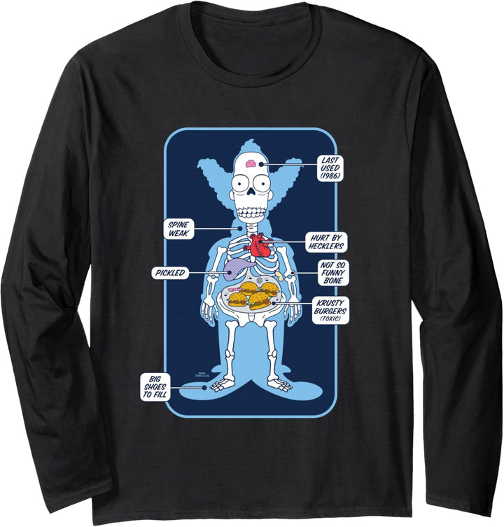 The Simpsons Krusty the Clown X-Ray Langarmshirt