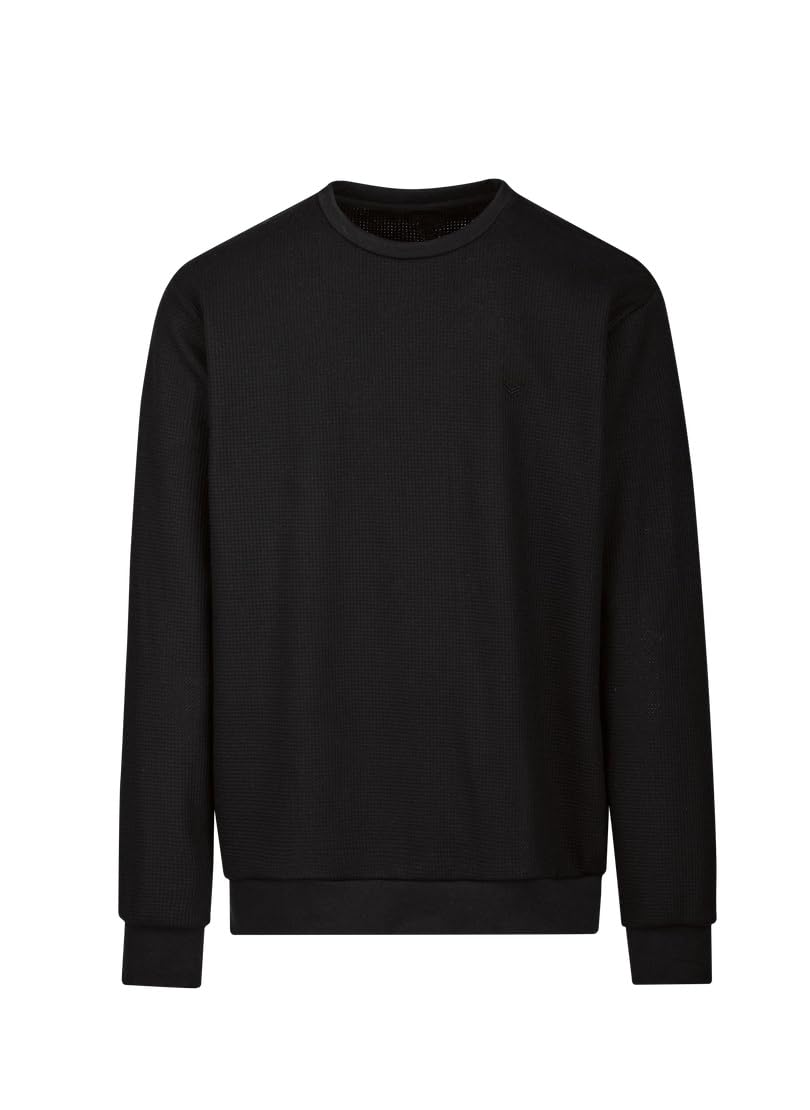 Trigema Herren Sweatshirt L Schwarz, L Schwarz