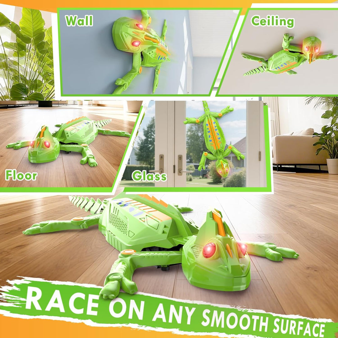Wall Crawler Gecko, Ferngesteuerter Gecko, der an Wänden und Decken entlang krabbelt, Eidechse Robot