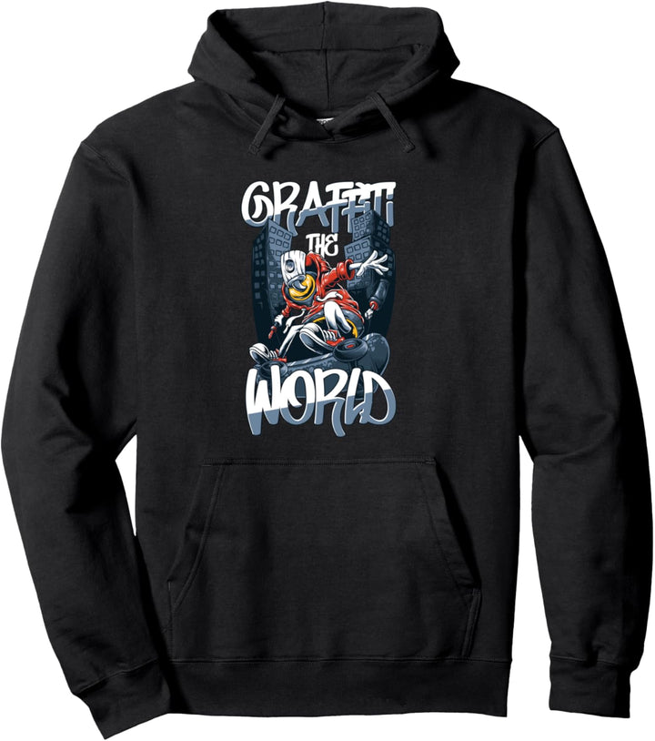 Graffiti Welt Graffito Künstler Spraydose Sprayer Geschenk Pullover Hoodie