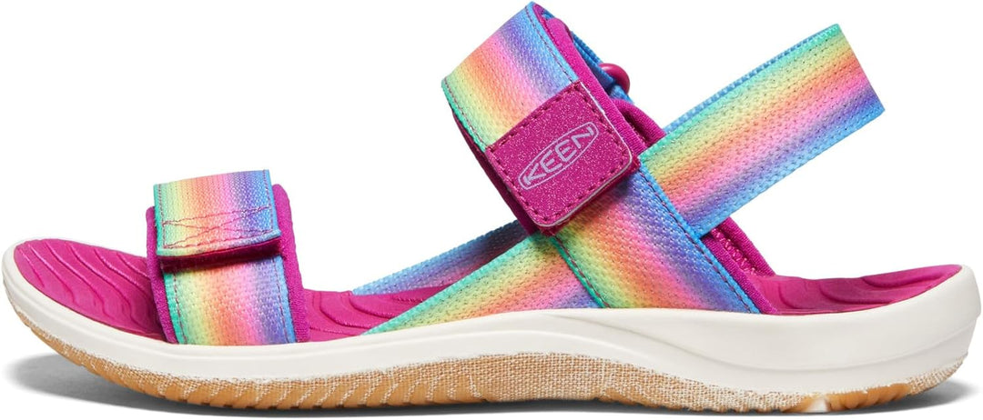 KEEN Unisex Kinder Elle Backstrap Slingback Sandalen 30 EU Rainbow Festival Fuchsia, 30 EU Rainbow F