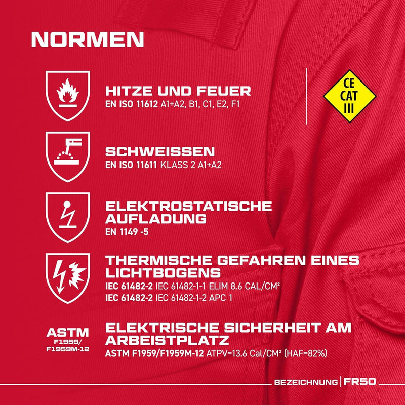 Portwest Flammhemmender, antistatischer Overall 350 g, Grösse: XL, Farbe: Marine, FR50NARXL FR50NARX