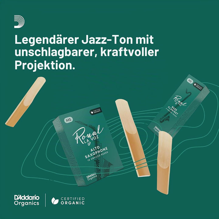 La Voz Blätter für Altsaxophon Stärke Medium-Soft (10 Stück) Alto Medium-Soft, Alto Medium-Soft