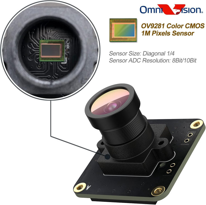 innomaker OV9281 Camera up to 453fps External Trigger Stream Mode Monochrome Global Shutter Sensor 1