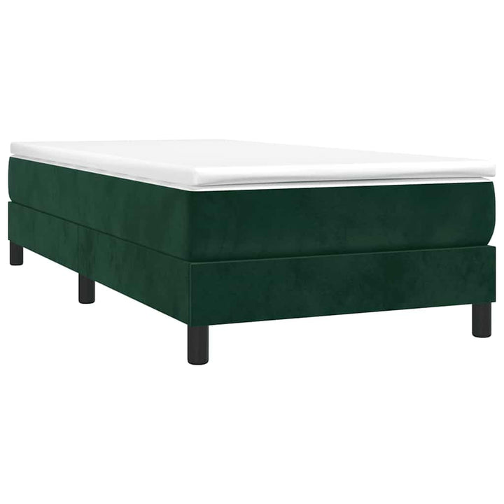 vidaXL Boxspringbett, Bettgestell mit Lattenrost, Bett Polsterbett mit Stützbeinen, Einzelbett Schla
