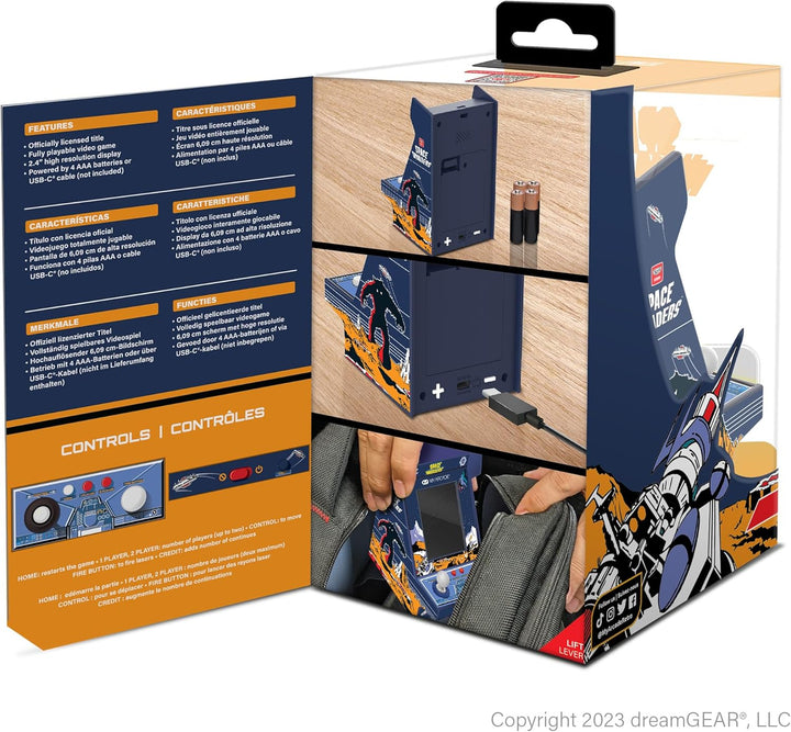 Space Invader Nano Player Pro Portable Retro Arcade