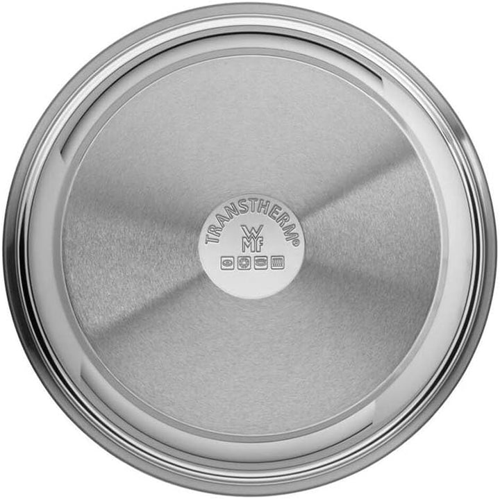 WMF Click&amp;Serve Bratpfanne Induktion 28 cm, ohne Edelstahlgriff, kratzfest, Cromargan Edelstahl besc
