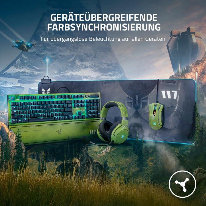 Razer Goliathus Extended Chroma (Halo Infinite Edition) - Extra grosse weiche XXL Gaming Maus-Matte