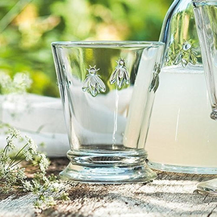 La Rochère Wasserglas Biene Klar 260 ml - 1 Glas - schöne Trinkglas Glas mit einzigartigen Look
