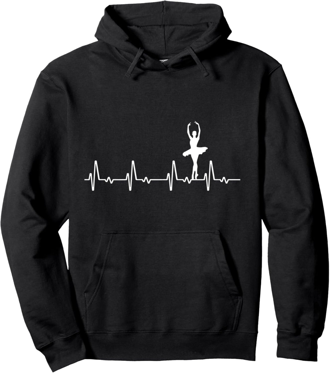 Ballet Dancer - Ballet Heartbeat Pullover Hoodie