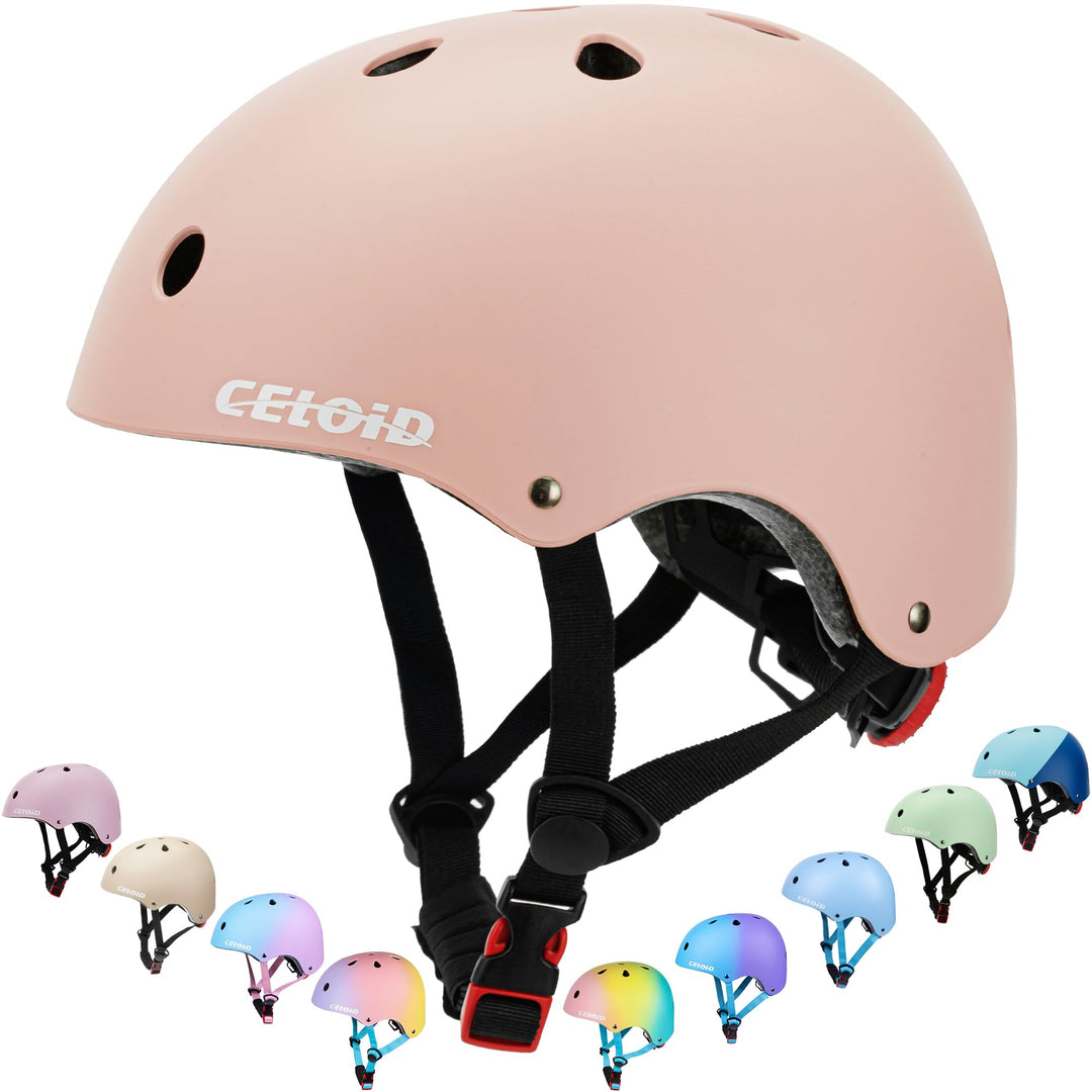 CELOID Kinder Fahrradhelm, Kleinkind Skateboard Helme für Alter 3-5-8-10-16 Jahre Jungen Mädchen, ve