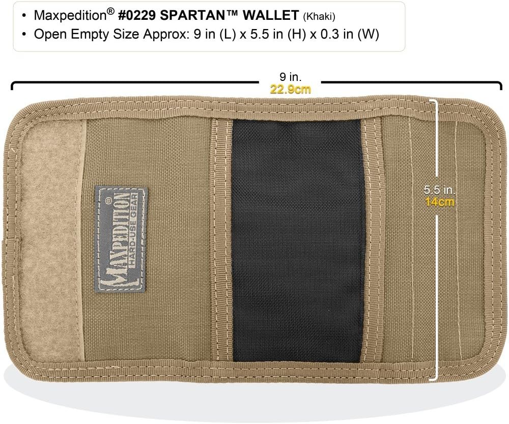 Maxpedition Spartan Wallet Khaki