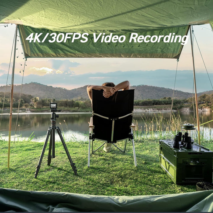 Surfola Action Cam 4K/30FPS 20MP 40M Unterwasserkamera WiFi PC Kamera Helmkamera mit Externes Mikrof