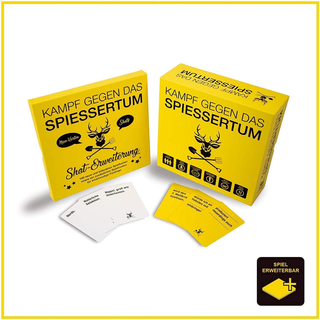 KAMPFHUMMEL Kampf gegen das Spiessertum - das fiese deutsche Kartenspiel für Leute mit schwarzem Hum