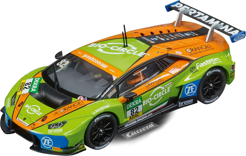 Carrera Digital 132 I Lamborghini Huracán GT3 Grasser Racing Team No.82 I Auto für Rennbahn | Rennba