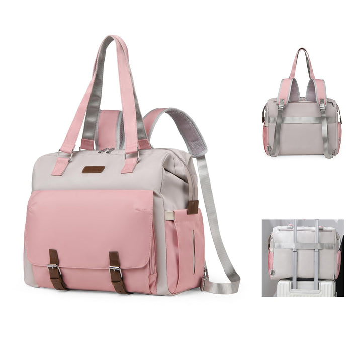 Baby Wickeltasche Rucksack Handtasche mit wasserdicher Wickelunterlage,Verstellbare Schultergurt mul