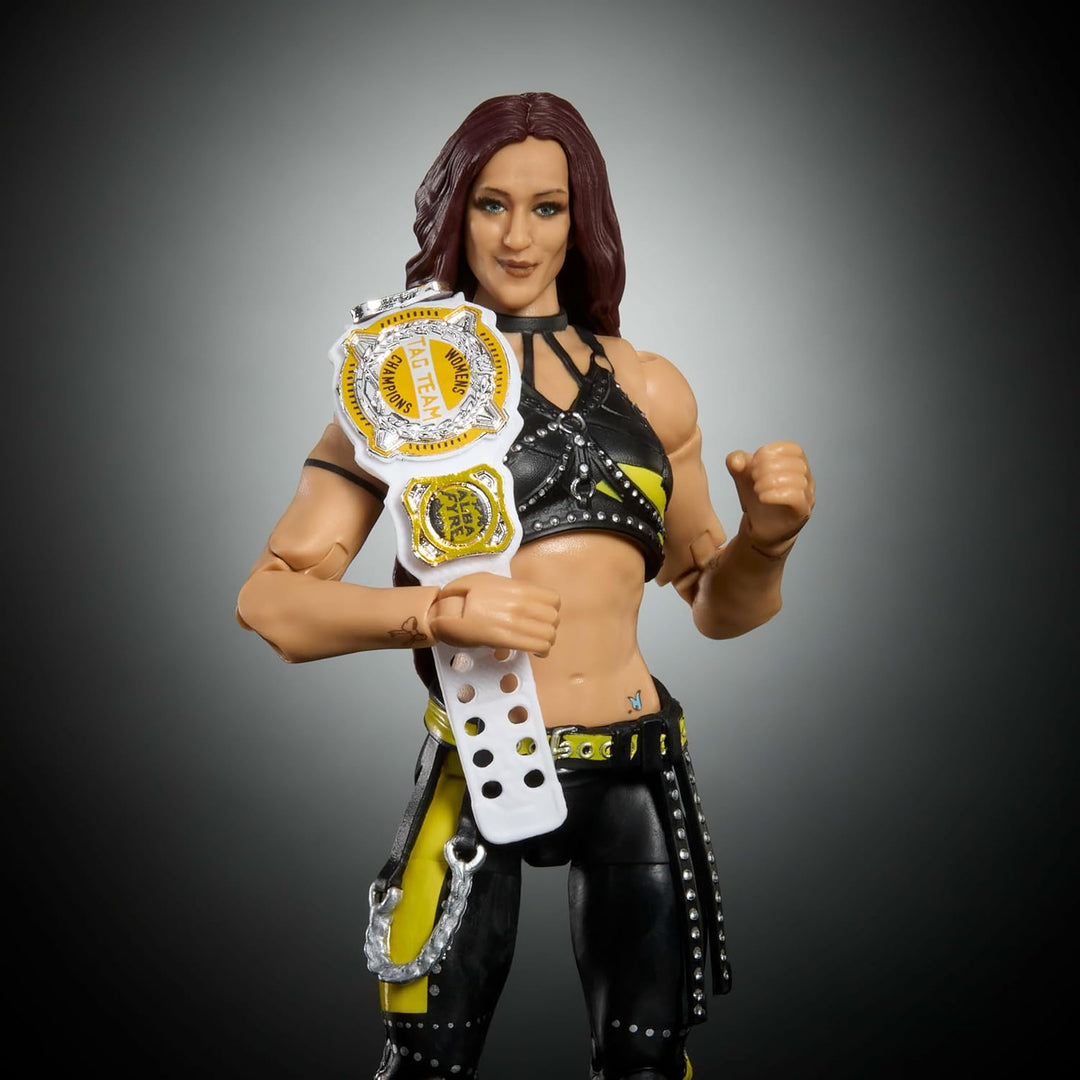 Mattel WWE Elite Actionfigur & Zubehör, Serie #121 Set, 15,2 cm grosses Sammlerstück Alba Fyre mit 2