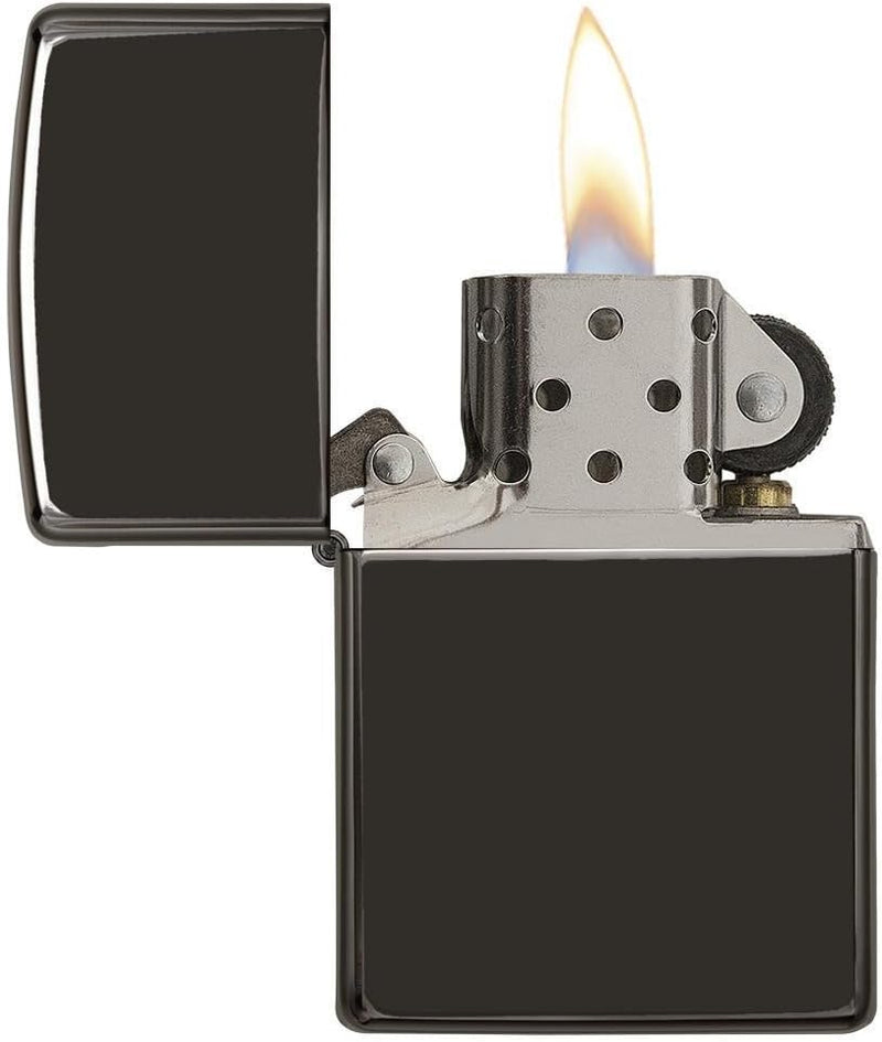 Zippo Feuerzeug Ebony, 24756, Schwarz, Einheitsgrösse, Einheitsgrösse