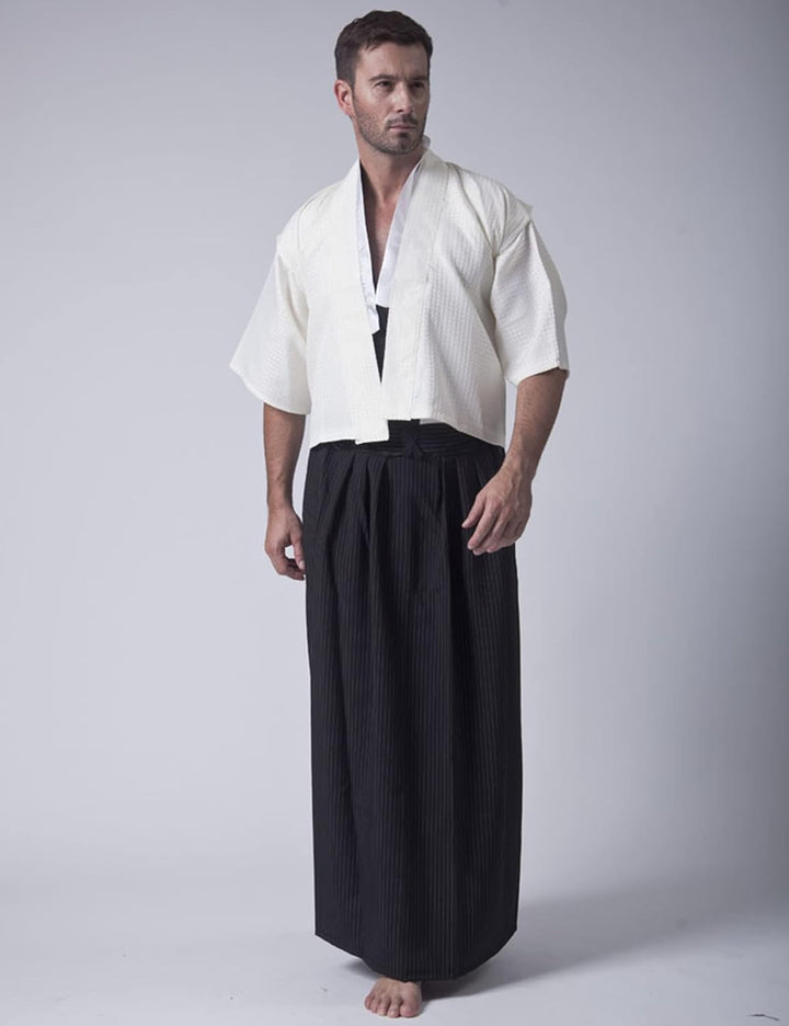 Kimono Männer Yukata Robe Traditionelle Samurai Uniform Cosplay Kostüm Japanischer Stil Kleidung Hao