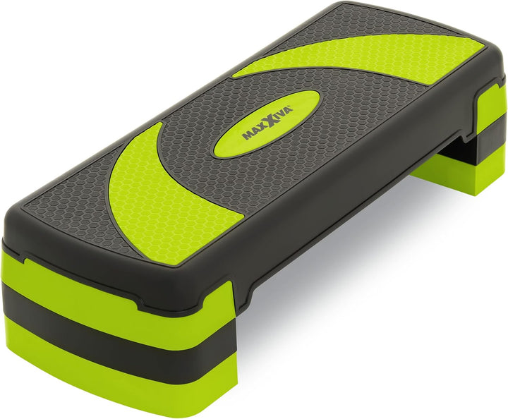 MAXXIVA® Stepper Aerobic-Fitness-Steppbrett 80 x 30,5// 67 x 27 x 10/15/20 cm höhenverstellbar Homet