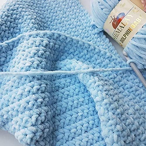 3 Knäuel Himalaya Delphin Baby Garn 395 Yards 3x100g Super Bulky Baby Blanket Garn (80314), 80314