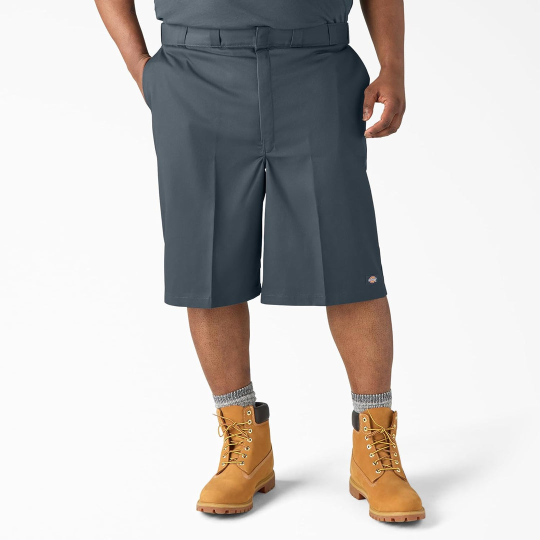 Dickies Herren Big & Tall 33 cm Loose Fit Multi-Pocket Arbeitsshorts, Grau (Graphite//Nature's Delig