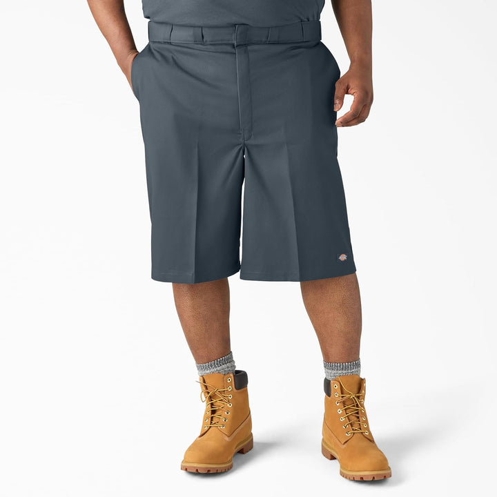 Dickies Herren Big & Tall 33 cm Loose Fit Multi-Pocket Arbeitsshorts, Grau (Graphite//Nature's Delig