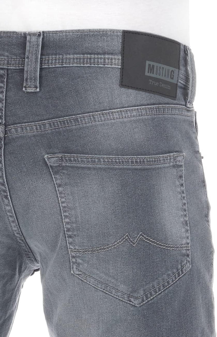 MUSTANG Herren Jeans Hose Oregon Tapered 36W / 30L Light Grey Denim (1009375-313), 36W / 30L Light G
