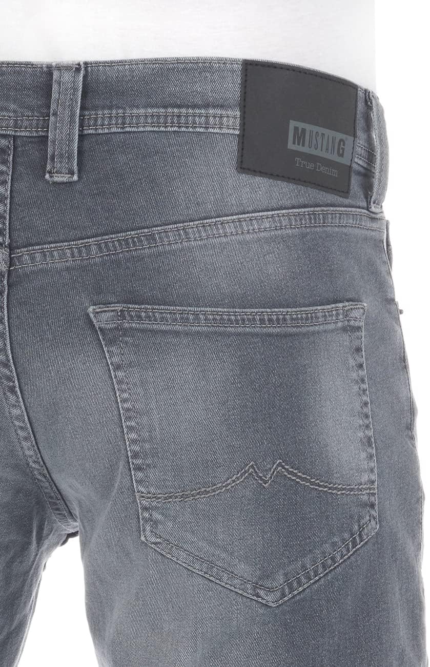 MUSTANG Herren Jeans Hose Oregon Tapered 31W / 30L Light Grey Denim (1009375-313), 31W / 30L Light G