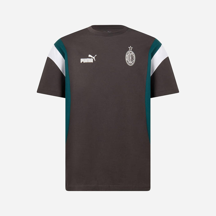 A.C. Milan Men's Ftblarchive Tee T-Shirt S Flat Dark Gray-varsity Green, S Flat Dark Gray-varsity Gr