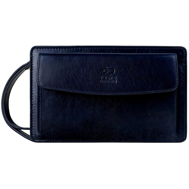 Time Resistance Lederclutch für Herren - Herren Handtasche - Ledertasche Herren - Edles Portmonee -