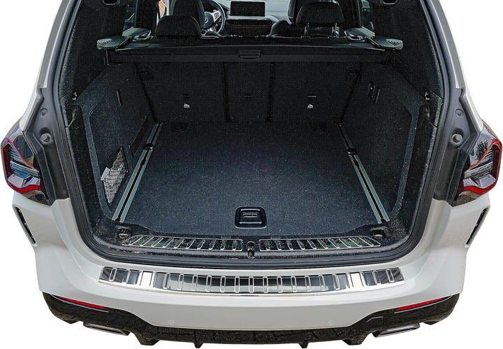 Ladekantenschutz Edelstahl CHROM kompatibel für BMW X3 LCI | G01 | BJ ab 09/2021> | premium Qualität