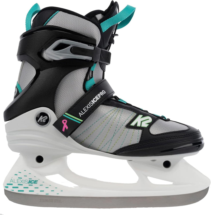 K2 Skates Damen Schlittschuhe Alexis Ice Pro, black - teal, 25F0016.1.1.070