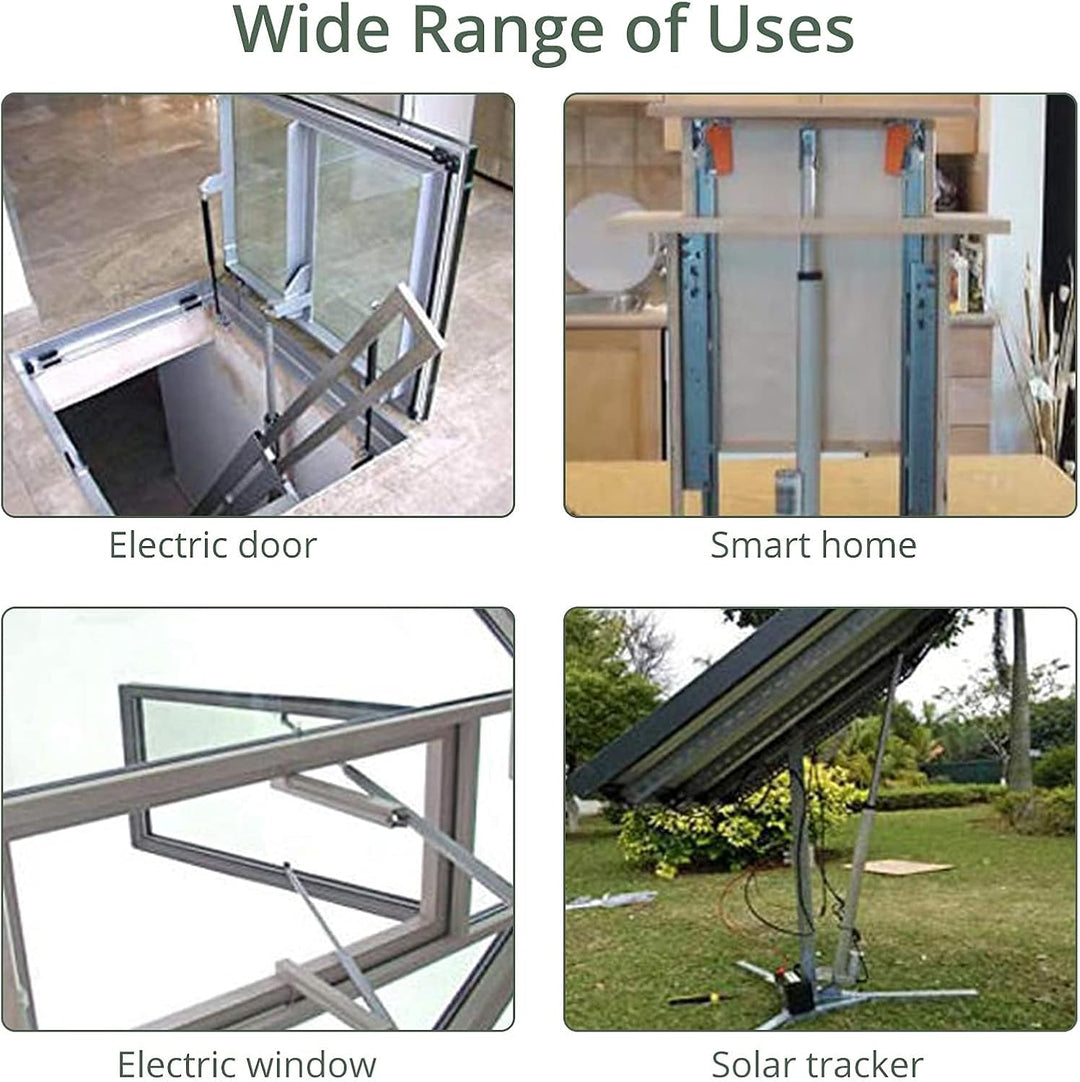 EYPINS Linearantrieb Linearmotor 12V, 1000N 100mm Hub max Linearantrieb, Toröffner Verstellantrieb L