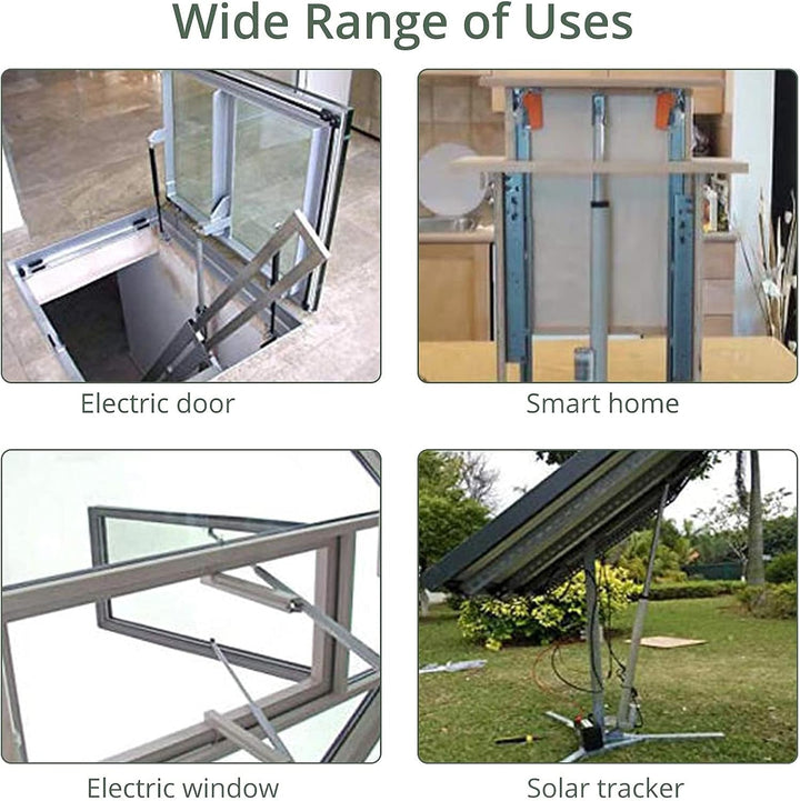 EYPINS Linearantrieb Linearmotor 12V, 1000N 100mm Hub max Linearantrieb, Toröffner Verstellantrieb L