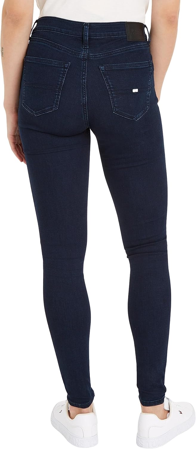 Tommy Jeans Damen Jeans Hose Nora Mr Skny Stretch 25W / 30L Blau, 25W / 30L Blau