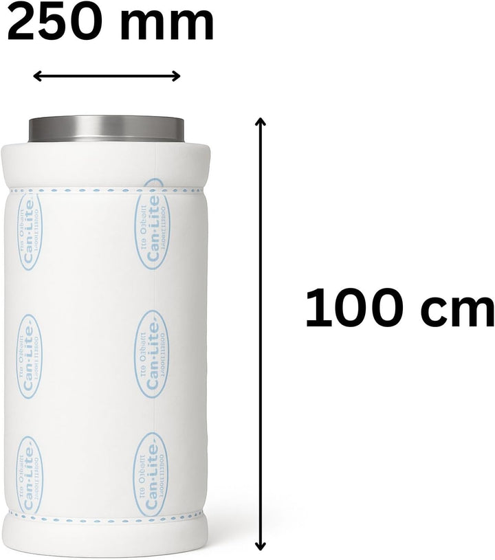 Can-Lite Weedness Aktivkohlefilter Grow 2000 m³ - AKF Rohrlüfter Anbau Indoor Belüftung Geruchsfilte