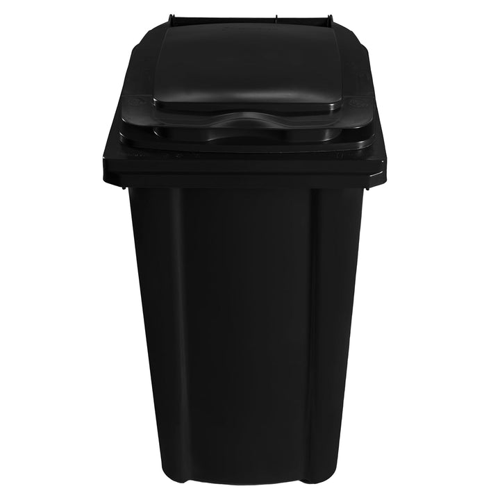 Hardwex Mülltonne mit 2 Rädern und Deckel, Müllgrossbehälter, Abfalltonne, Mülleimer, Volumen: 240 L