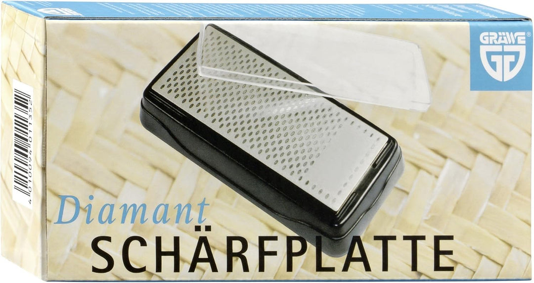 GRÄWE® Diamant Schärfplatte Körnung 360/600 inkl. Halter SHARPHOME