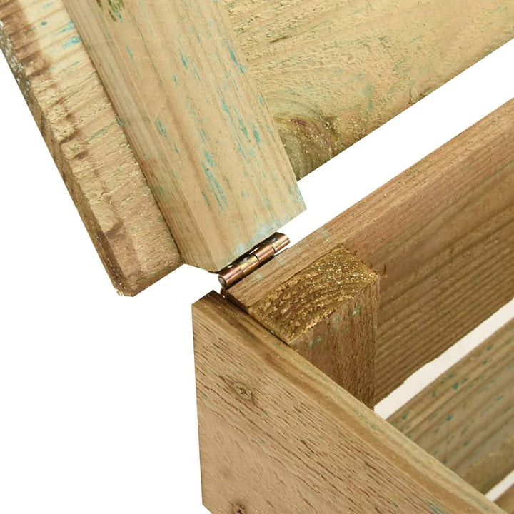 Lattenkomposter 80x50x100 cm Kiefernholz Imprägniert Steckkomposter, Holzkomposter, ideal für Ihren