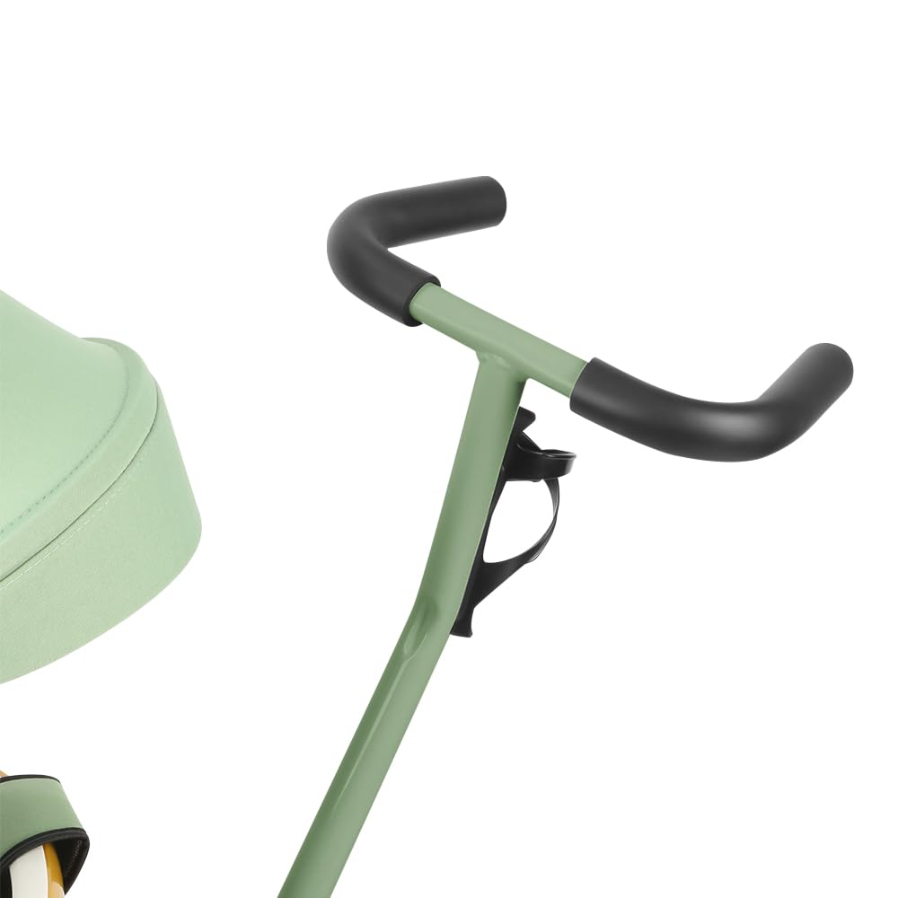 Kompakter Kinderwagen – bis 25 kg, neigbar, faltbar, mit Getränkehalter, Regenschutz, Sonnenblende (